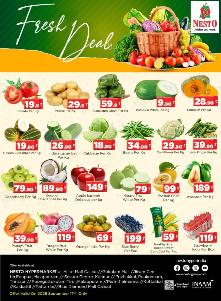 Wednesday Deals! In Nesto Hypermarket Thrissur