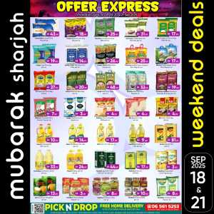 Weekend Deals In Mubarak Hypermarket Sharjah / Ajman