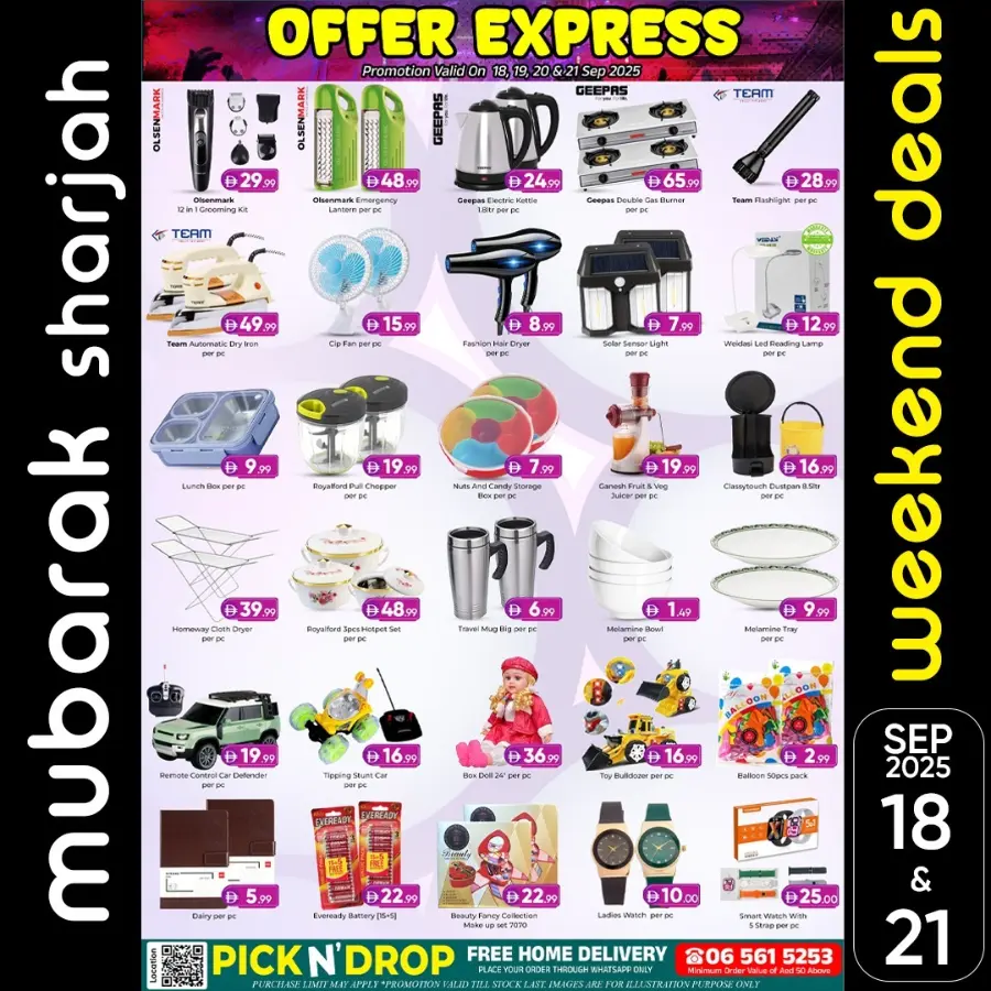 Weekend Deals In Mubarak Hypermarket Sharjah / Ajman