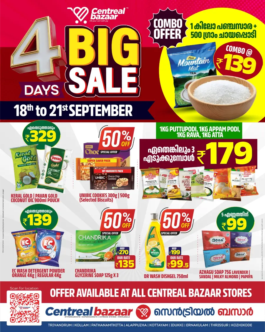 4 Days Big Sale In Centreal Bazaar Ernakulam