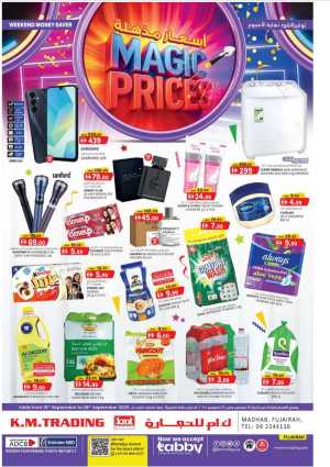 Magic Prices – Unbelievable Deals In K.M Trading Fujairah