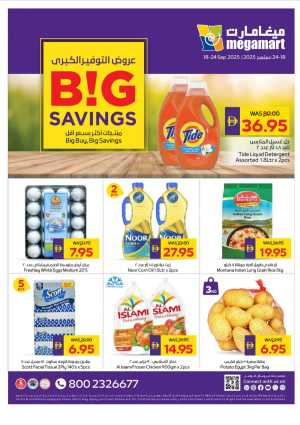 Big Buy, Big Savings In Megamart Dubai,Sharjah / Ajman,Al Ain