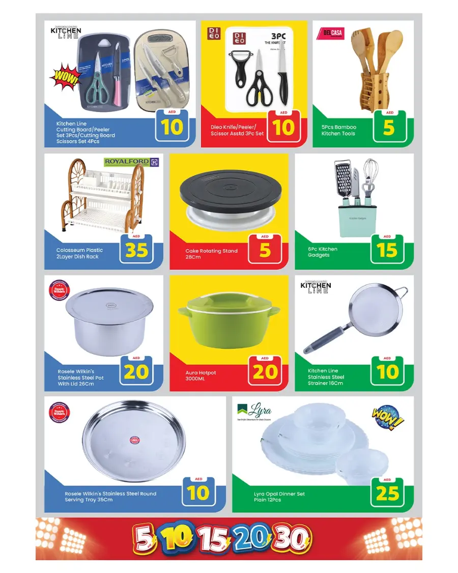 Crazy Figures – 5,10,15,20,30 Deals In Mark & Save Sharjah / Ajman