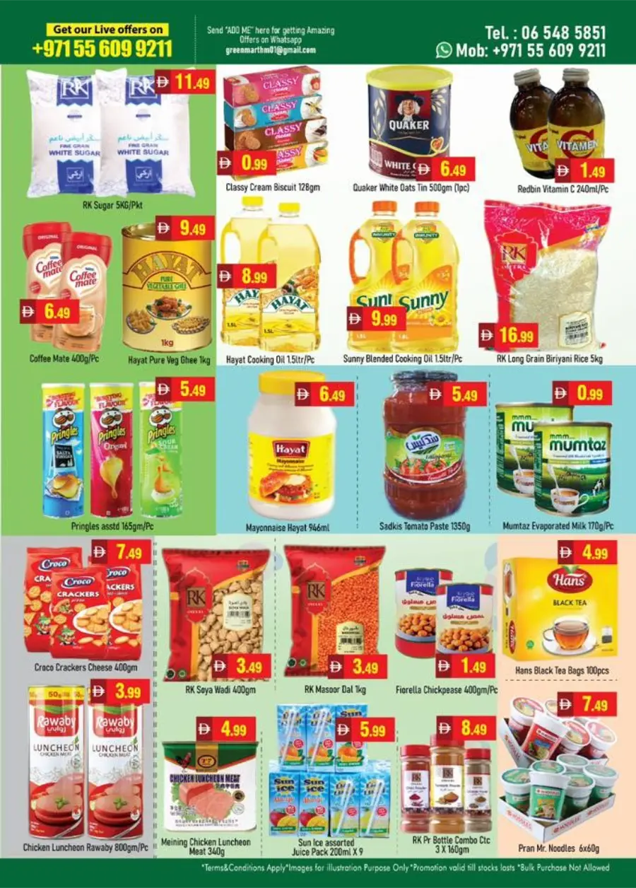 Crazy Deals In Green Mart Sharjah / Ajman