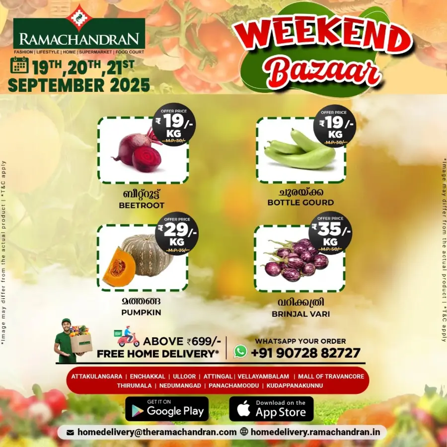 Weekend Bazar In Ramachandran Supermarket Trivandrum