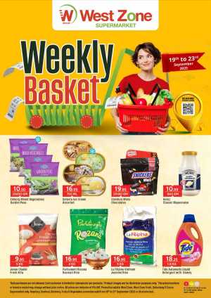 Weekly Basket In West Zone Supermarket Dubai,Abu Dhabi,Sharjah / Ajman