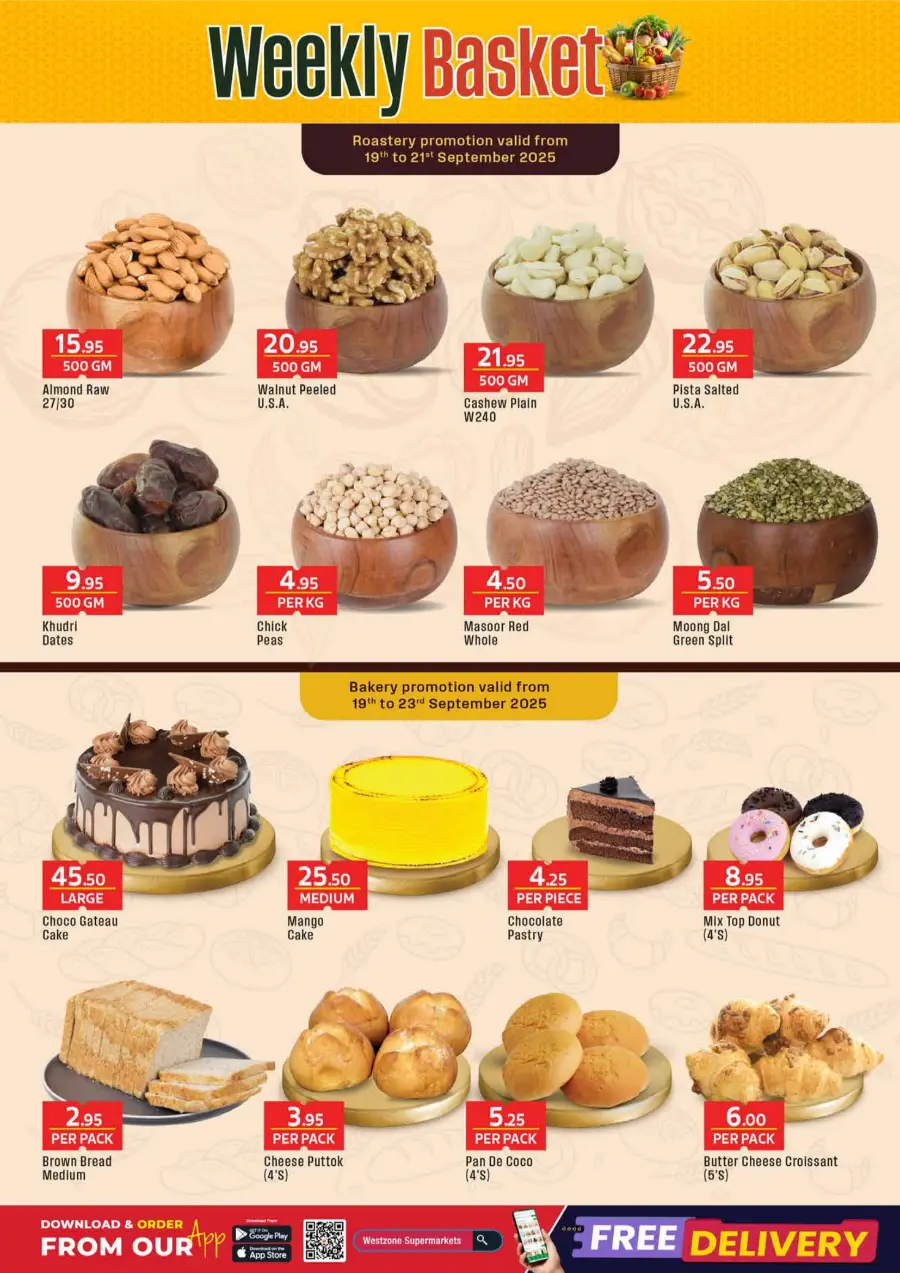 Weekly Basket In West Zone Supermarket Dubai