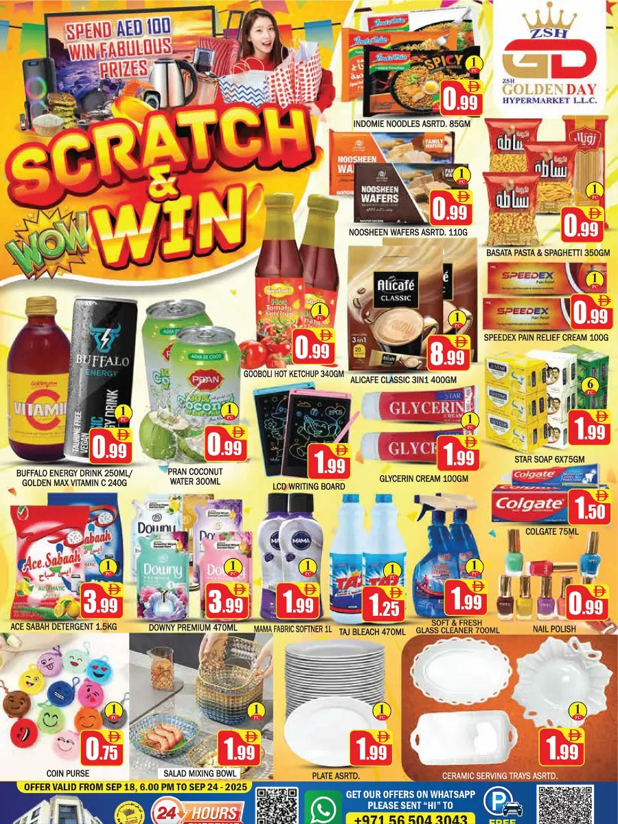 Weekly Offers In ZSH Golden Day Hypermarket Dubai