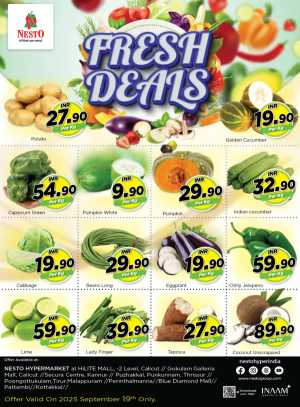 Fresh Deals In Nesto Hypermarket Calicut,Malappuram,Kannur,Thrissur,Palakkad