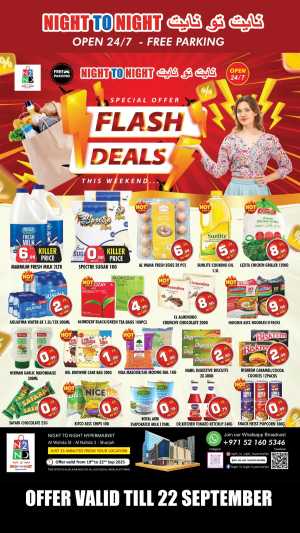 Flash Deals In Night to Night Sharjah / Ajman
