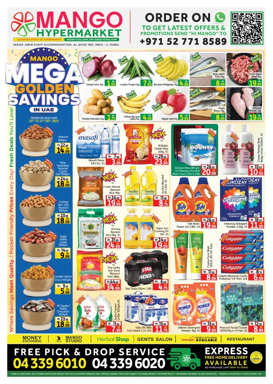 Mega Golden Savings In Mango Hypermarket Dubai