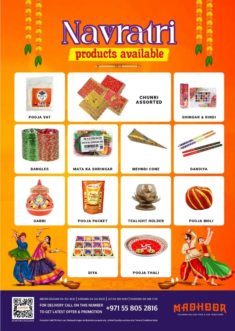 Navratri Sale In Madhoor Stores Dubai