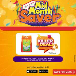 Mid month saver In Al Madina Hypermarket Abu Dhabi