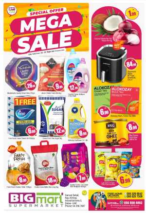 Mega Sale In BIG mart Dubai