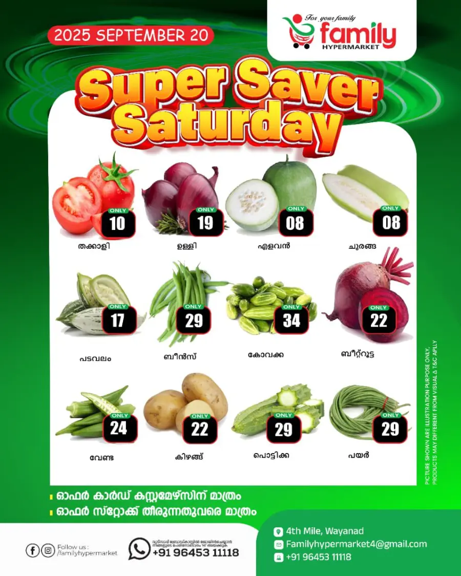 Super Savres In Family hypermart Wayanad