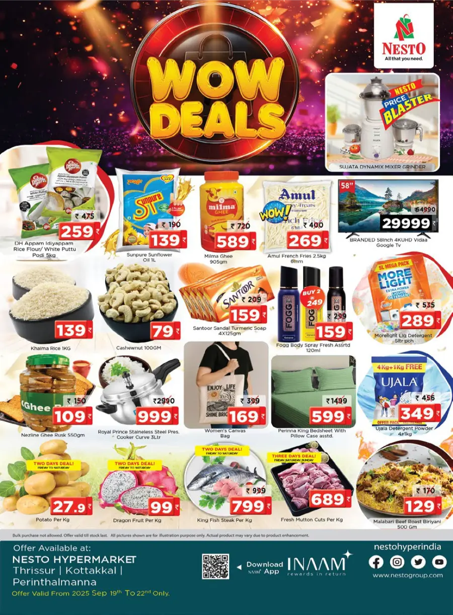WOW Deals – Mega Savings In Nesto Hypermarket Thrissur