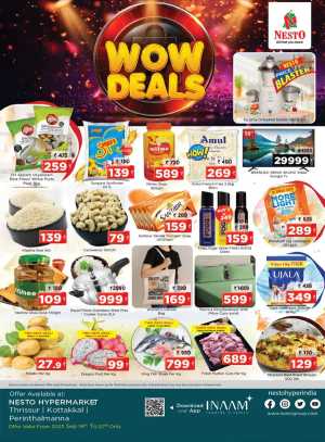 WOW Deals – Mega Savings In Nesto Hypermarket Thrissur