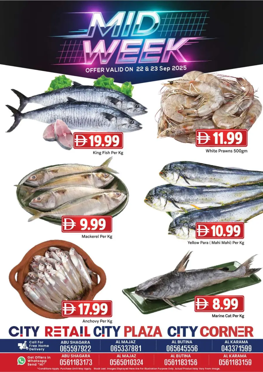 Midweek offers Midweek offers In City Retail Dubai