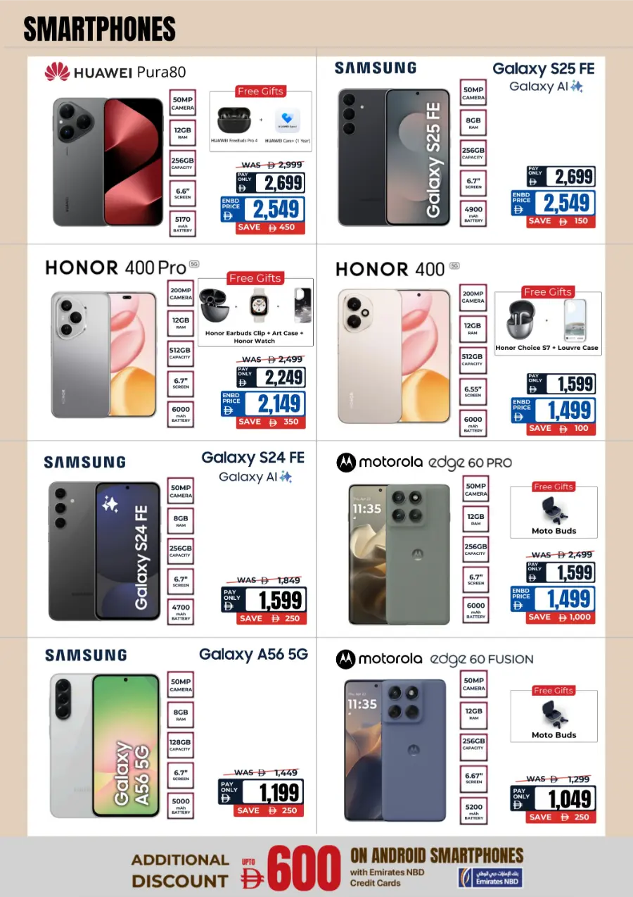 Biggest Mobile Fest – 25% to 75% OFF In Ecity Electronics Dubai