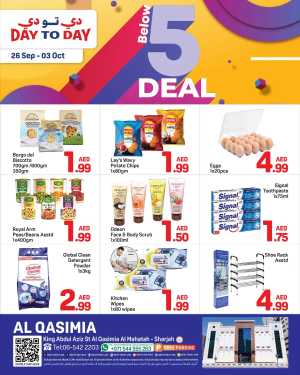 Below 5 Deal In Day to Day Sharjah / Ajman