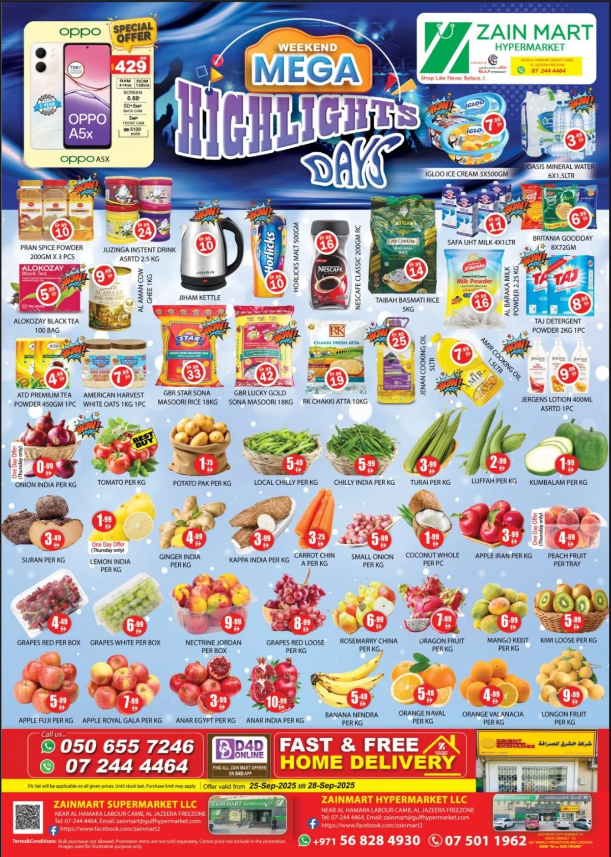 Weekend Mega Deals In Zain Mart Super Market Ras al Khaimah