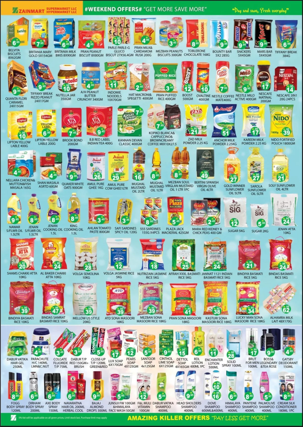 Weekend Mega Deals In Zain Mart Super Market Ras al Khaimah