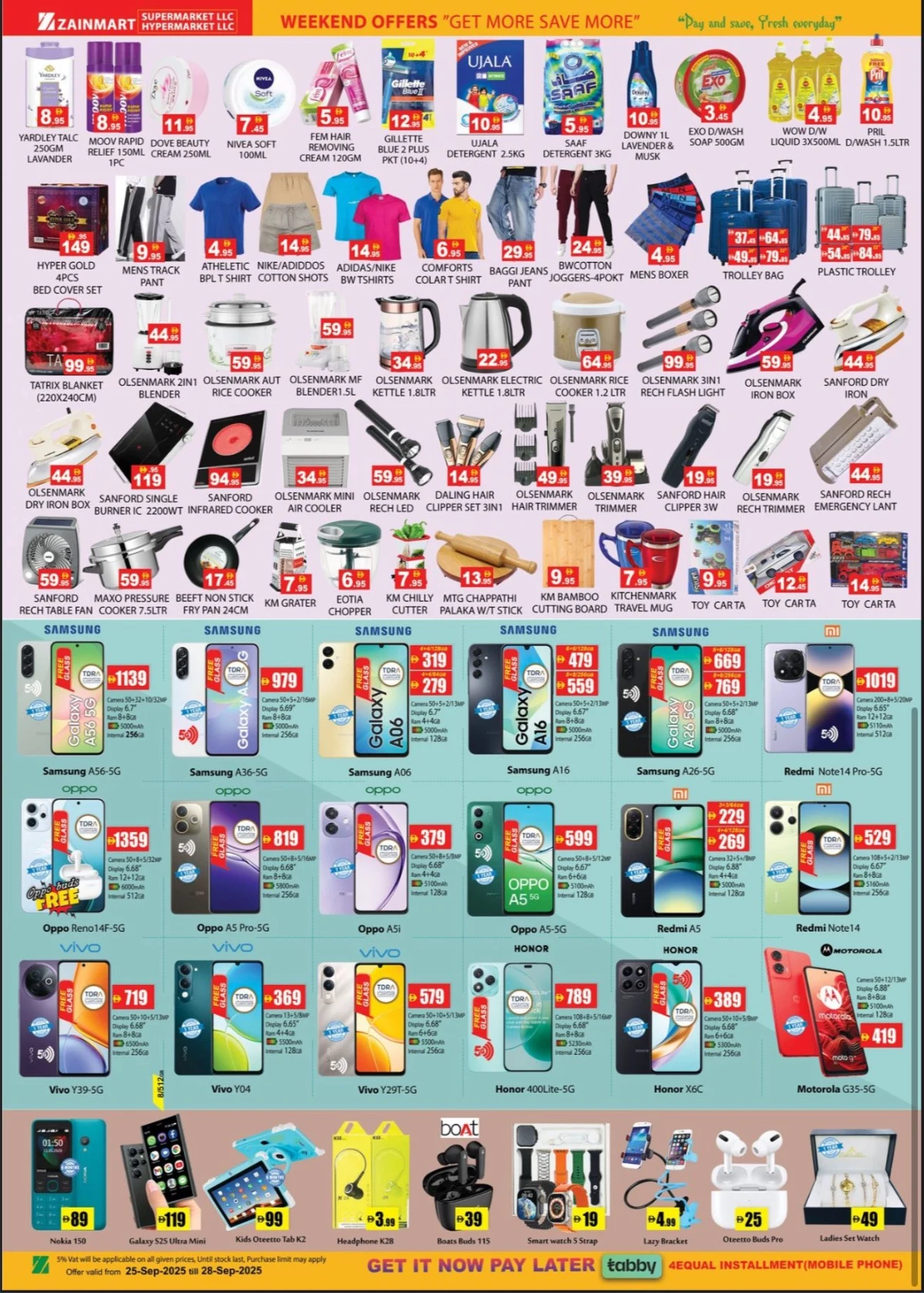 Weekend Mega Deals In Zain Mart Super Market Ras al Khaimah