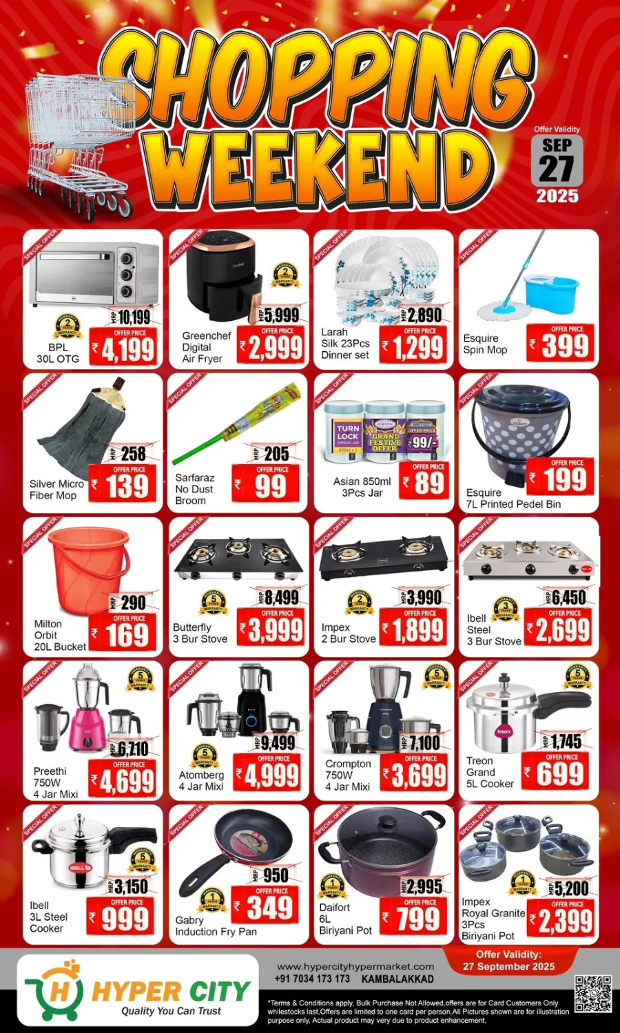 Shopping weekend In Hyper City Hypermarket Wayanad