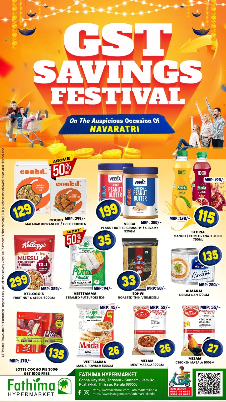 Navarathri Festival – 9 Days of Mega Savings In Fathima Hypermarket Thrissur