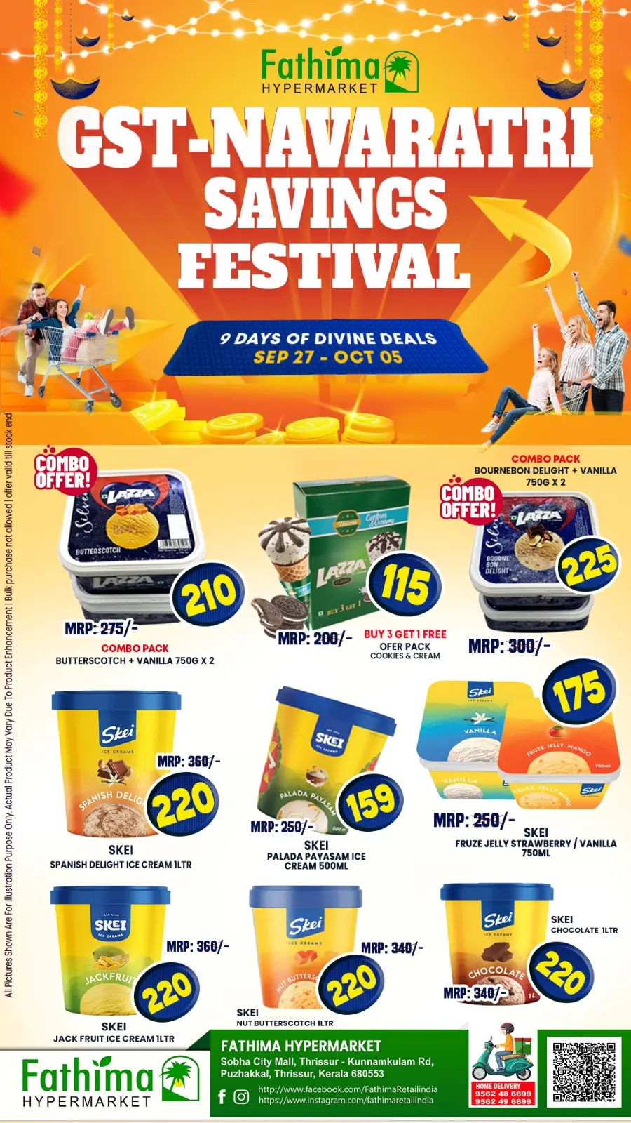 Navarathri Festival – 9 Days of Mega Savings In Fathima Hypermarket Thrissur