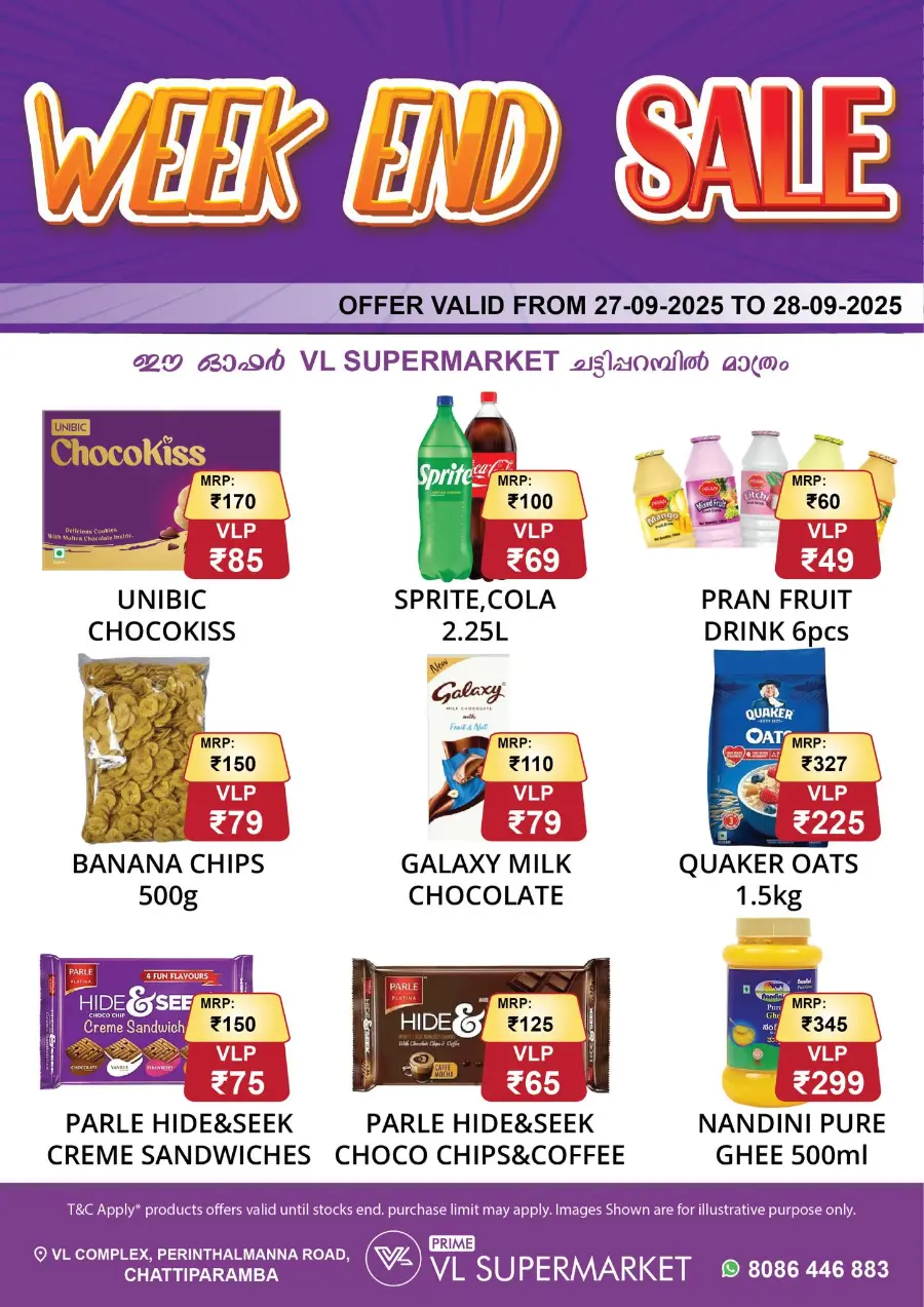 Weekend Sale In VL Supermarket Malappuram