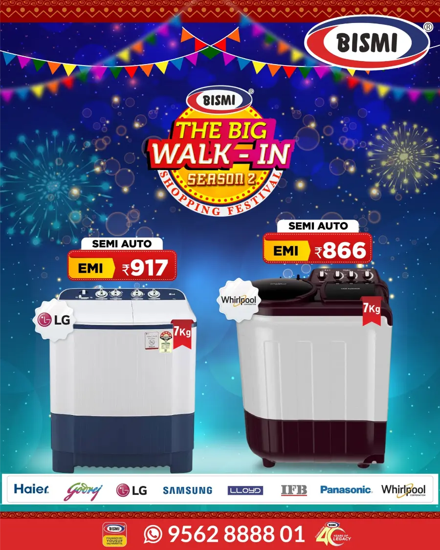 The Big Walk-In Deals In Bismi Home Appliance Thrissur