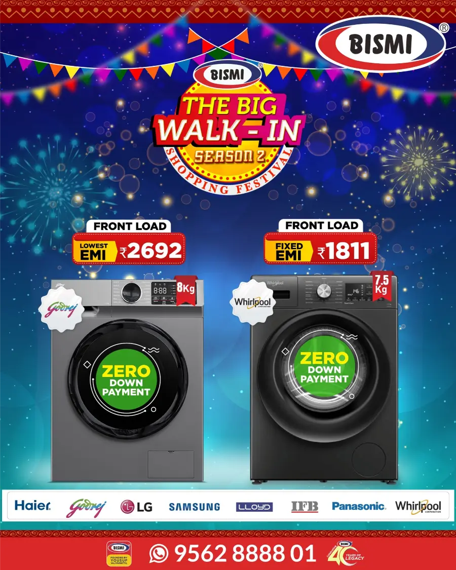 The Big Walk-In Deals In Bismi Home Appliance Thrissur
