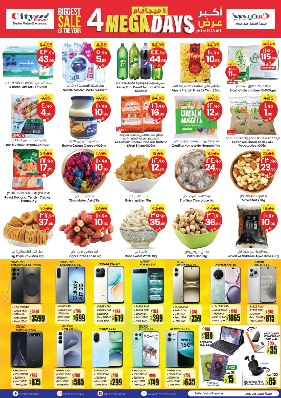 4 Mega Days In City flower Sakaka