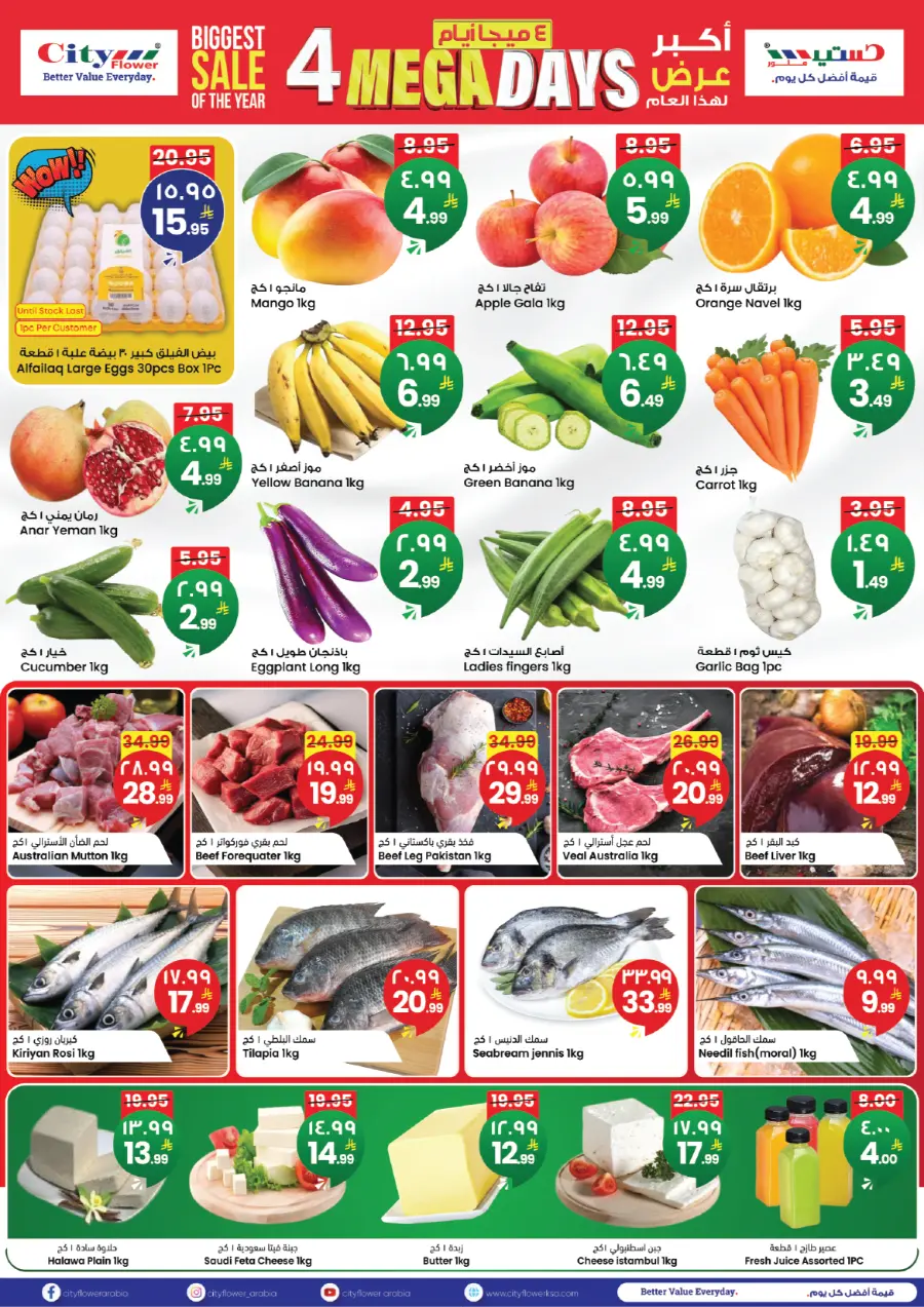 4 Mega Days In City flower Sakaka