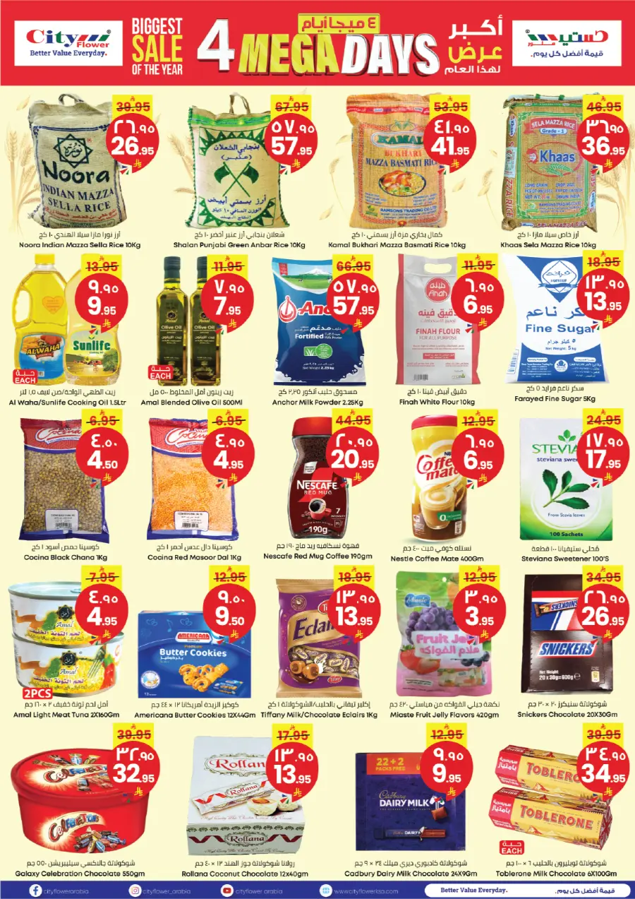 4 Mega Days In City flower Sakaka