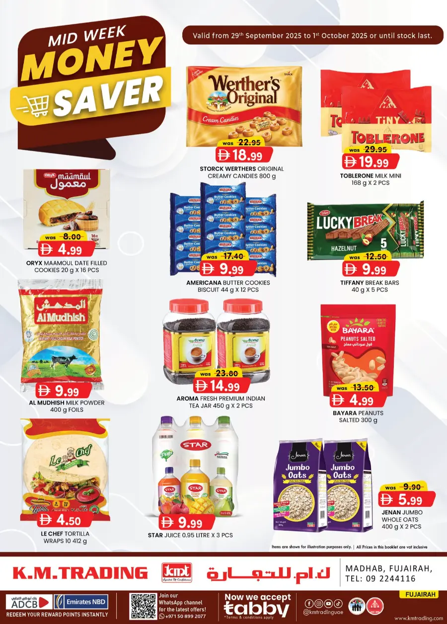 Midweek money saver In K.M Trading Fujairah