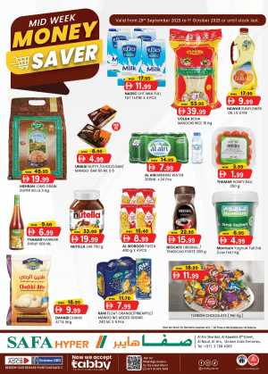 Midweek money saver In SAFA Express Supermarket Al Ain