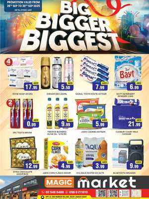 Weekend Bigger Offer In MAGIC Market Abu Dhabi