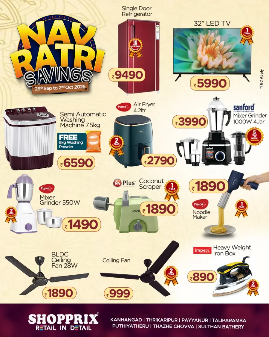 Navarathri Savings – Shop & Save Big In Shopprix Wayanad