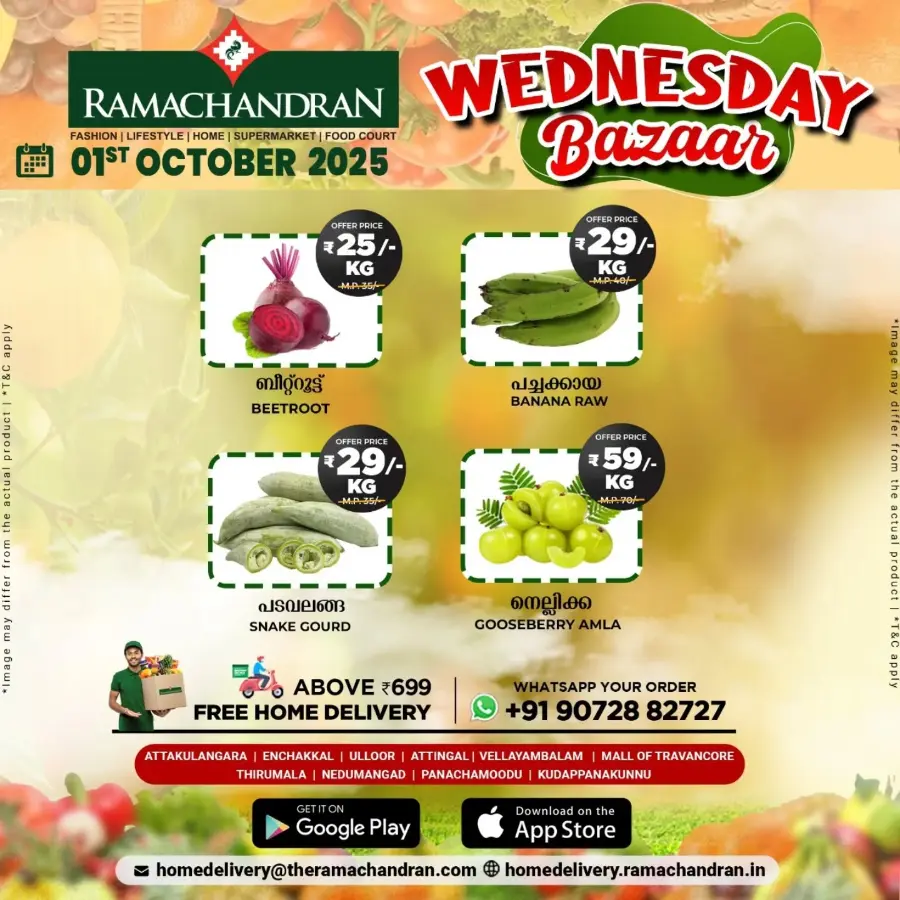Wednesday Bazar In Ramachandran Supermarket Trivandrum
