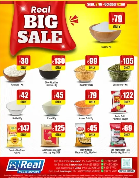 Big Sale In Real Hyper Market Kasaragod