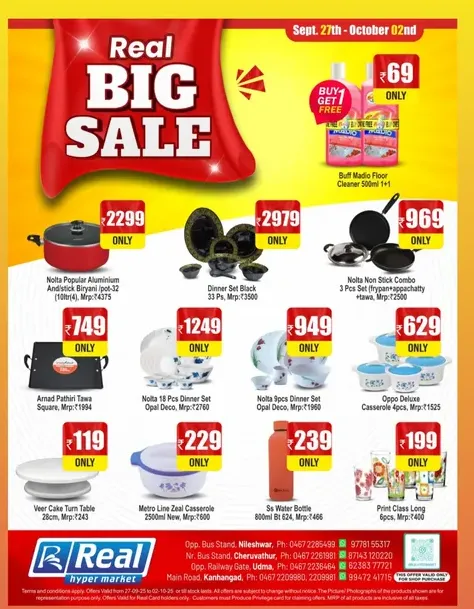 Big Sale In Real Hyper Market Kasaragod