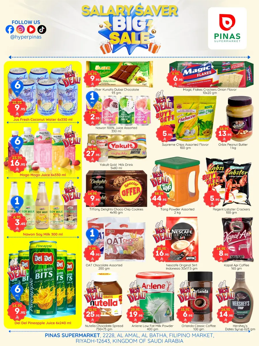 Salary Saver Big Sale In Pinas Supermarket Riyadh