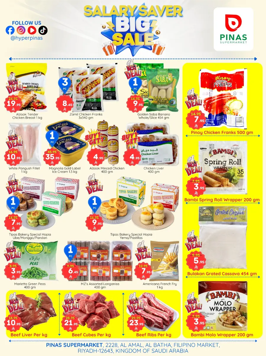 Salary Saver Big Sale In Pinas Supermarket Riyadh