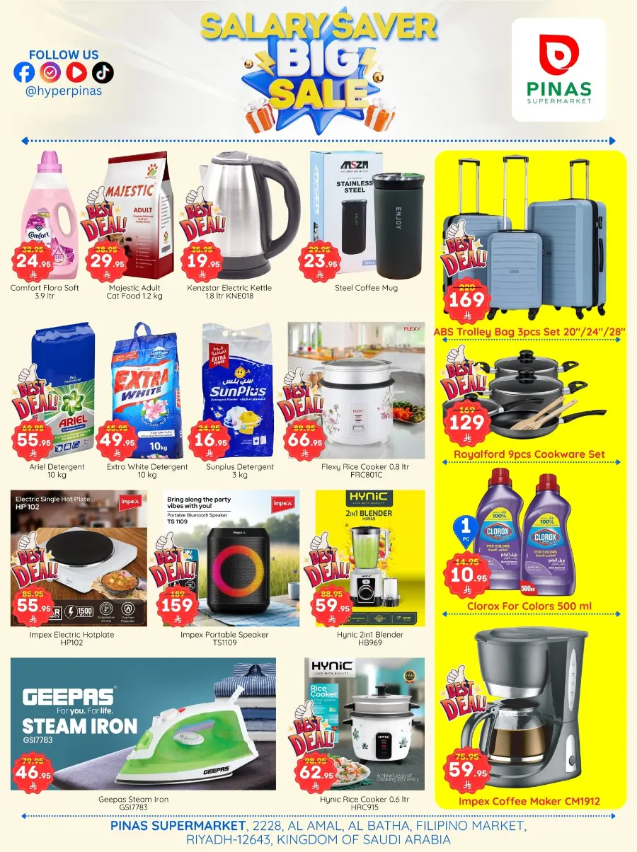 Salary Saver Big Sale In Pinas Supermarket Riyadh