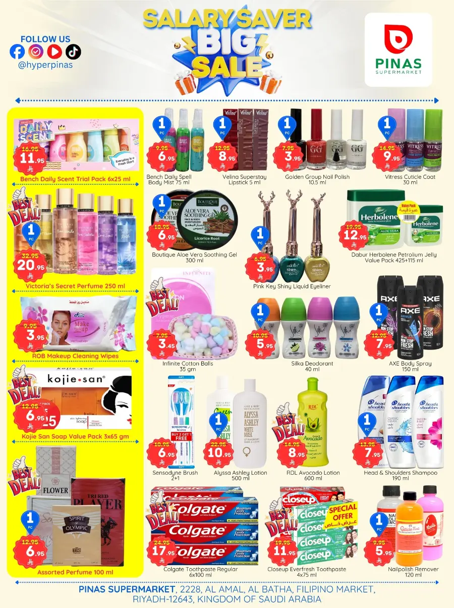 Salary Saver Big Sale In Pinas Supermarket Riyadh