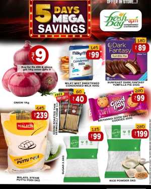 5 Days savings In Freshday Hypermarket Malappuram