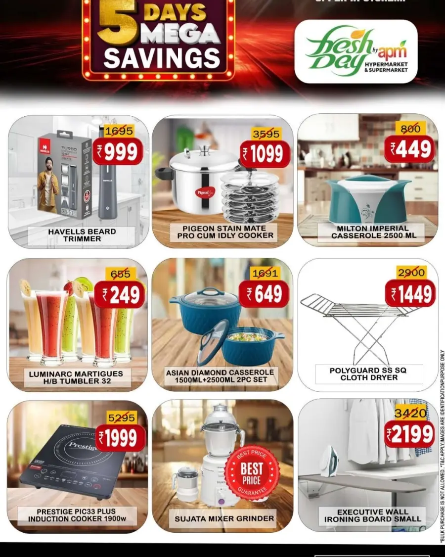 5 Days savings In Freshday Hypermarket Malappuram