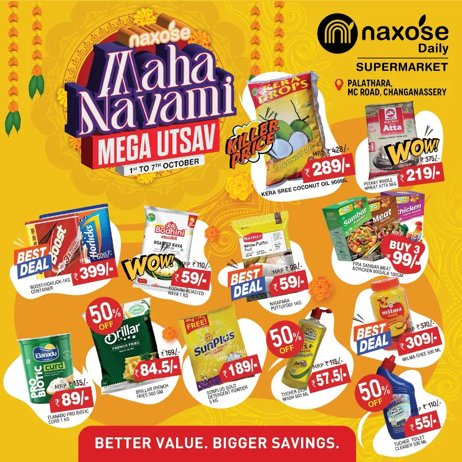 Maha navmi offer In Naxose Kottayam